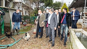 Başkan Soyer selin vurduğu Menderes'te
