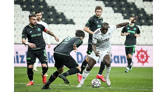 Beşiktaş evinde 3 puanın sahibi oldu