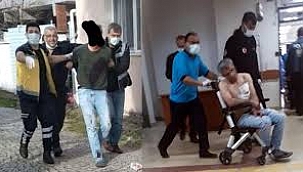 Bıçakla eşini öldürüp iki çocuğunu yaralayan kişi, intihar girişiminde bulundu