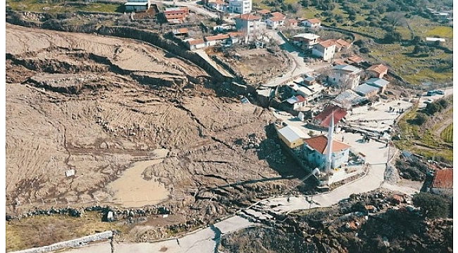 Bornova'daki heyelan bölgesine ilişkin açıklama