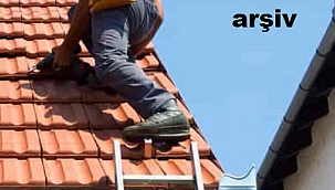 İzmir'de tamirat için çıktığı çatıdan düşen işçi öldü