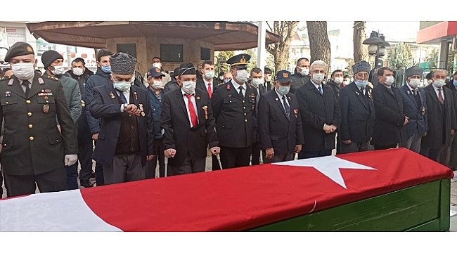Kıbrıs gazisi son yolculuğuna uğurlandı