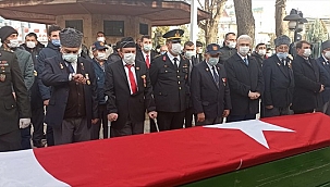Kıbrıs gazisi son yolculuğuna uğurlandı