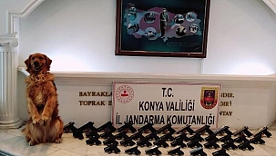 Konya'da 40 tabanca ile yakalanan 5 kişi tutuklandı