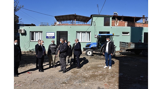 Salihli Belediyesi Güneş Caminde Çevre Düzenleme Çalışmaları Başlattı
