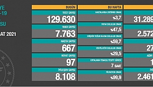 Türkiye Günlük Koronavirüs Tablosu