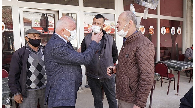 Başkan Karakayalı Ulucak’ta vatandaşları dinledi