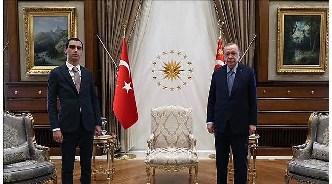 Erdoğan,  Fatih Furkan Yazıcıoğlu'nu kabul etti