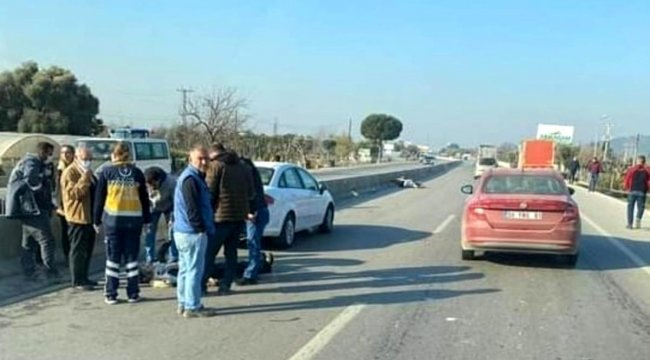 İzmir'de iki motosiklet çarpıştı: 1 ölü, 1 yaralı