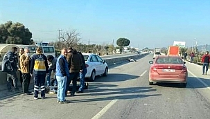 İzmir'de iki motosiklet çarpıştı: 1 ölü, 1 yaralı