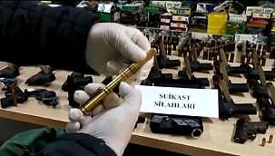Kocaeli’nde suikast silahları ele geçirildi