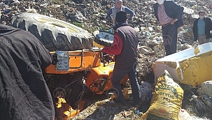 Kütahya'da uçuruma devrilen traktörün altında kalan kadın öldü