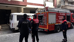 Mahallenin korkulu rüyası haline gelen metruk binada yangın çıktı