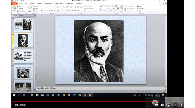 “Mehmet Akif Ersoy'un Hayatı ve İstiklal Marşı”