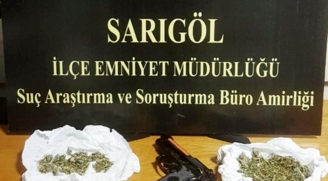 Sarıgöl'de uyuşturucu operasyonu