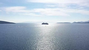 Sezonun ilk kruvaziyeri Bodrum'a geldi