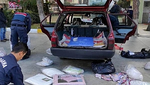 Stepneden uyuşturucu çıktı