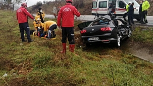 Susurluk'ta 4 aracın karıştığı trafik kazası: 2 yaralı