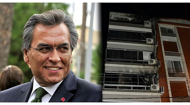 Uygur ve ailesi, apartmanda çıkan yangında dumandan etkilendi
