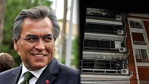 Uygur ve ailesi, apartmanda çıkan yangında dumandan etkilendi
