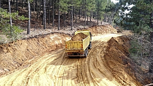 Aydın Büyükşehir Belediyesi yol yapım çalışmalarına devam ediyor