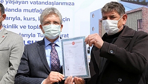 Başkan Arslan verdiği sözü tuttu