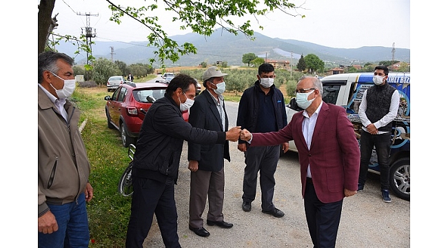 Başkan Kayda Hafta Sonu Mesaisinde 4 Mahalleyi Ziyaret Etti