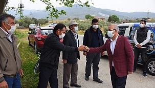 Başkan Kayda Hafta Sonu Mesaisinde 4 Mahalleyi Ziyaret Etti