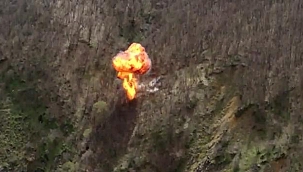 Bitlis'te teröristlerin kullandığı 12 odalı sığınak imha edildi