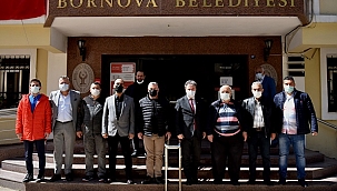 Bornova Kulüpler Birliği yeni yönetimden Başkan İduğ’a ziyaret