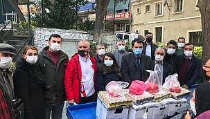 CHP Konak’tan vatandaşa yüzlerce vatandaşa destek