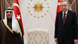 Cumhurbaşkanı Erdoğan, Kuveyt Dışişleri Bakanı El-Sabah'ı kabul etti