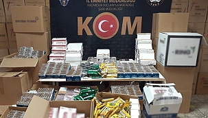 İzmir'de 6 milyon lira değerinde kaçak sigara ve tütün geçirildi