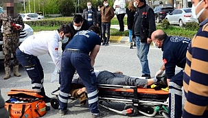 Kazada kalbi duran kadını sağlıkçılar hayata döndürdü
