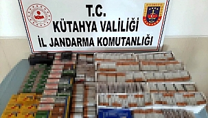 Kütahya'da mühimmat ve tütün kaçakçılığı operasyonu