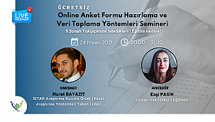 “Online Anket Formu Hazırlama ve Veri Toplama Yöntemleri Semineri”