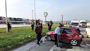 Susurluk'taki zincirleme kazada 1 kişi yaralandı