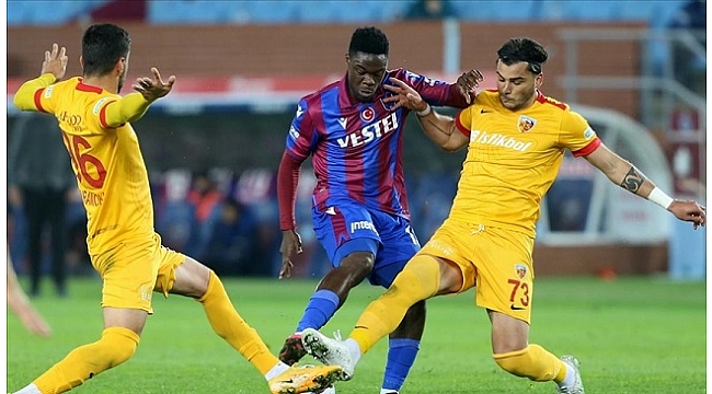 Trabzonspor evinde 1 puana razı oldu