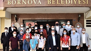 Başkan İduğ, şampiyonları ağırladı