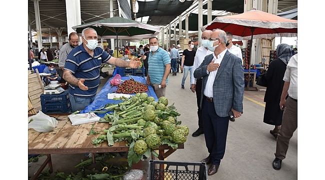 Başkan Kayda Pazaryerlerini Denetledi