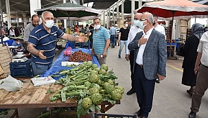 Başkan Kayda Pazaryerlerini Denetledi