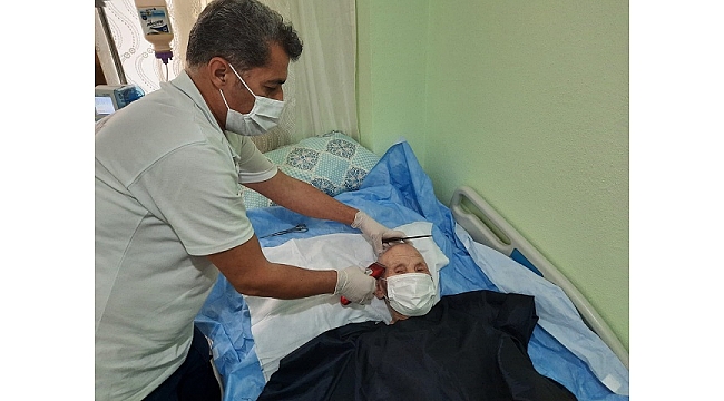 Büyükşehir’den korona günlerinde de evde bakım