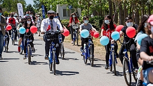 İzmir’de çocuk bisikletleri projesi hayata geçti
