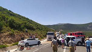 İzmir'de trafik kazası 1 ölü 3 yaralı
