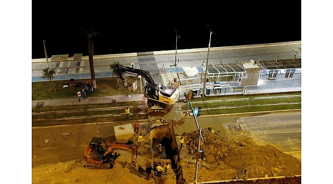 İZSU taşkınları önleyecek çalışmalarını sürdürüyor
