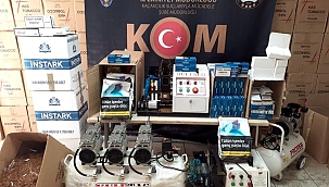 Kaçak sigara ve alkol üreticilerine 2 milyon TL'lik darbe