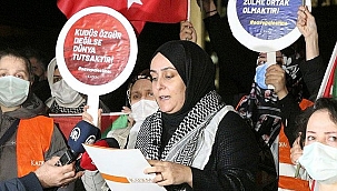 KADEM, İsrail'in saldırılarını protesto etti