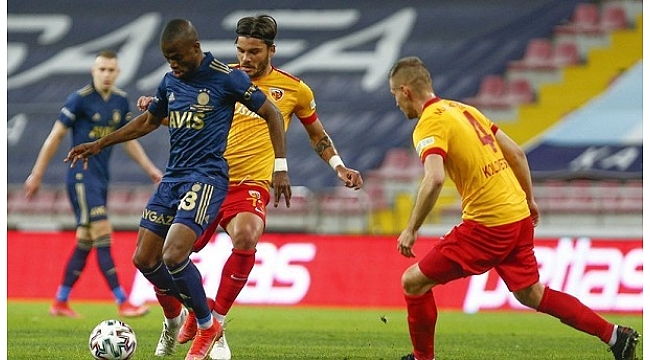 Kayserispor ligde kaldı, Fenerbahçe galibiyetle bitirdi