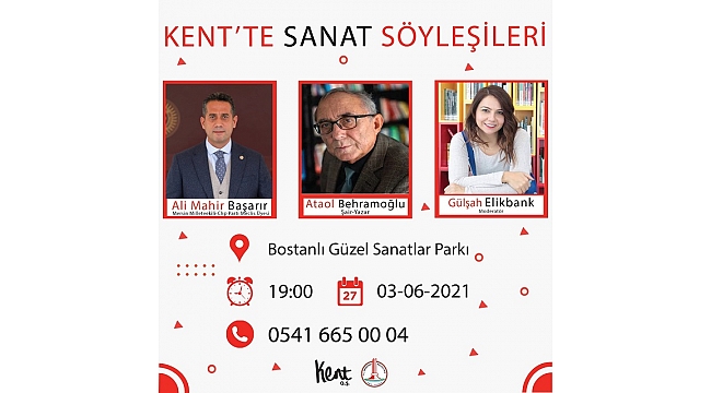 “Kent’te Sanat Söyleşileri” açık havada başlıyor