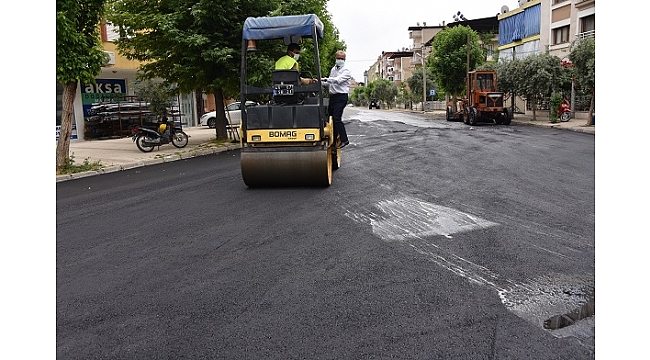 Salihli’de Asfalt Çalışması Hız Kesmiyor
